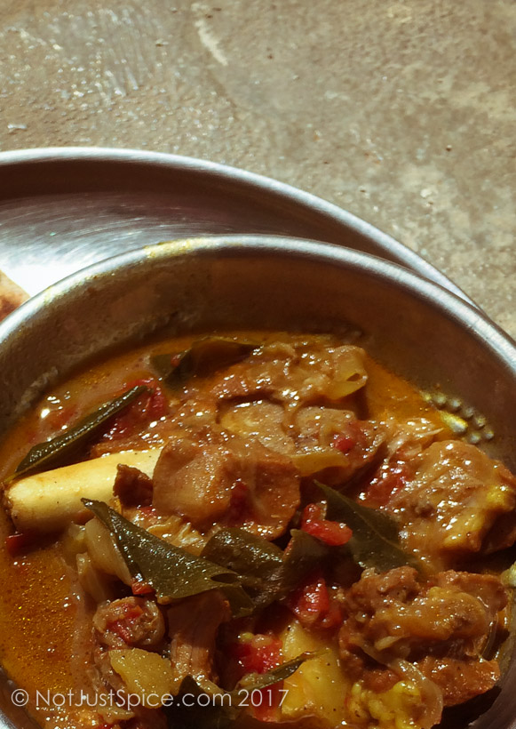 Simple Mutton Curry on notjustspice.com