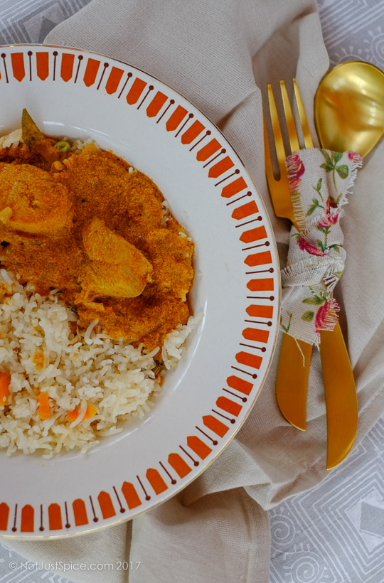 The real quick and easy chicken curry on notjustspice.com