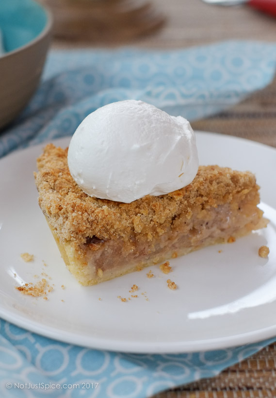 Dutch Asian Pear Pie on notjustspice.com